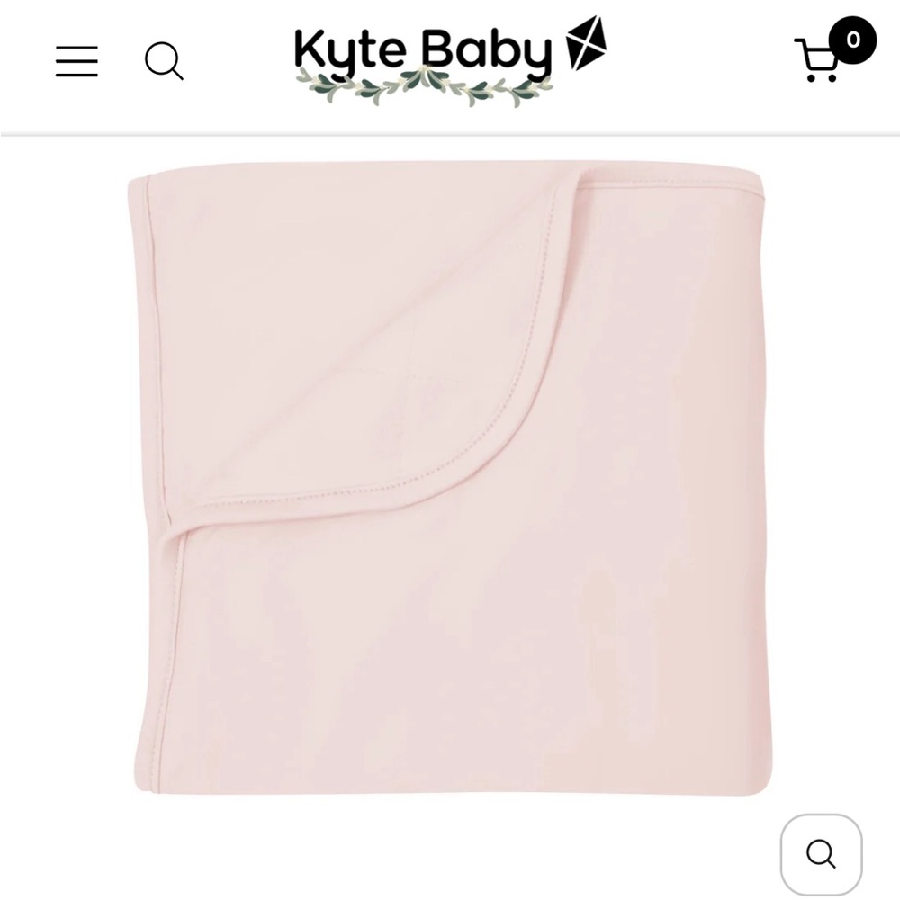 Kyte Baby - baby blanket in blush